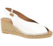 Toni Pons Laila Alpargata Cuña Cuña Mujer Alpargata Blanco 6 Uk/39 Eu