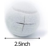 4 Piezas Pelotas De Tenis Precortadas Para Patas De Muebles Y Protección Del Piso, Almohadilla De Fieltro De Larga Duración Resistente Cubiertas De...