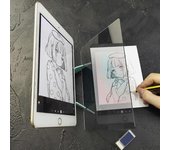 Boceto de trazado Tablero de dibujo Proyector óptico Tablero de reflexión de pintura Negro