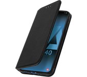 Avizar Estuche de soporte Classic Edition con ranura para tarjetas para Galaxy A40 - Negro