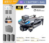 Bicaco Nuevo K911 Max Gps Drone 8k Evitación de obstáculos profesionales Cámara Dual Hd Sin escobillas Dron Rc Helicópteros 1.2km Rc Quadcopter 202...