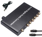 AY77 Convertidor de audio digital de 5.1 canales DTS / AC3 para decodificación DOLBY Entrada SPDIF a decodificador 5.1