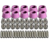 50pcs Plasma Cutter Kit Compatible Ag-60 Sg-55 Wsd-60 Fit Cut-60 Lgk-60 Alta Calidad