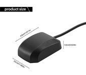 Soporte del módulo de navegación GPS USB para computadora portátil VK-162 negro