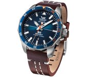 Vostok Rocket reloj para Hombre Analógico de Automático con brazalete de Piel de vaca NH35A-225A615