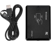 Lector de tarjetas de identificación USB RFID DeskTop Lector de tarjetas sin contacto negro