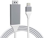 Adaptador Lightning a Hdmi, Adaptador Av Digital Lightning a Hdmi 2k, Adaptador Iphone a Hdmi