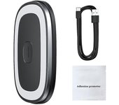 Lámpara LED magnética recargable USB negra, luz de lectura para automóvil, lámpara de techo para automóvil con sensor táctil Az12464