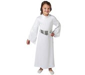 Star Wars Niños/Niños Disfraz de Princesa Leia Blanco 3-4 Years