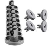 12 piezas de ruedas de lavavajillas Ruedas de cesta inferior compatibles con Aeg Electrolux Favorit Zanussi Ruedas de lavavajillas