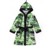 Jurassic World Boys Camo Robe Verde/negro 11-12 Years