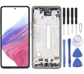 Wigento Para Samsung Galaxy A53 5G pantalla LCD completa con unidad de marco táctil pieza de repuesto Reparación Negro