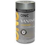 One Condoms Vanish Hyperthin, Aprobado por la FDA Anal Y Vaginal Condones de Látex Ultra Fino Paquete de 12