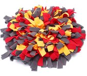 Pet Dog Snuffle Mat Nose Training Sniffing Pad Slow Feeding Food Bowl Manta Rojo 30*30