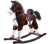 JOKOMISIADA Caballo balancín - se mueve y hace ruido - 73x28x70cm - marrón oscuro