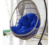 Reemplazo de cojín de silla de huevo colgante al aire libre, espesar cojín de silla de huevo cesta impermeable huevos sillas cojín