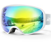 Ski goggles Snowbaord Goggles for Boys and Girls Ages 3-10 with Helmet Compatible/UV Protection /OTG/ Wide Field of Vision