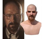 Máscaras realistas de old man man látex Máscaras de fiesta de cosplay