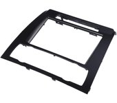 Kit de montaje de tablero estéreo de radio de automóvil con doble DIN para 1 E81 E82 E87 E88 2007-2011 Trim Audio Panel Faci negro