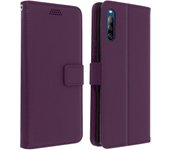 Avizar Funda Sony Xperia L4 Folio con soporte de vídeo - púrpura