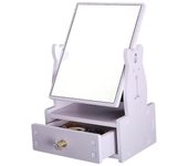 Nuevo maquillaje cuadrado Mesa Espejo Almacenamiento Gran Vestidor Cosmetic Mirror ES6607