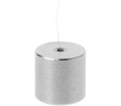 Peso antipatinaje con hilo de nailon para accesorios de disco de vinilo de brazo Plata