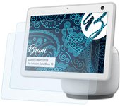 Película protectora Bruni 2x compatible con la película Amazon Echo Show 10 claro