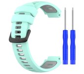 Adecuado para Garmin Forerunner 220/230/235/735XT correa de correa de reloj de repuesto de silicona de dos colores