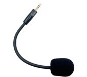 Micrófono de juego de repuesto Brazo de micrófono de 3,5 mm para auriculares Hyper X Cloud Orbit S