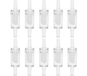 10pcs Válvulas de retención de la bomba de aire del acuario Válvula de retención unidireccional Acuario Tanque de peces Válvula de retención de la ...