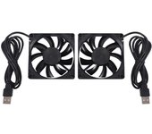 Ventilador USB de 80 mm y 5 V 80 mm 8 cm 8015 Ventilador de enfriamiento de CC sin escobillas Caja del enrutador de la computadora PC Enfriador del...