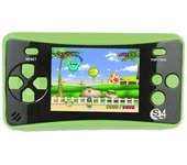 Consola de juegos portátil portátil para niños, consolas de juegos de sistema arcade Reproductor de videojuegos Great Bi verde