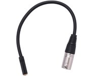 0. Cable de 3 pines Xlr macho a conector de audio hembra de 3,5 mm Adaptador de micrófono estéreo-DT
