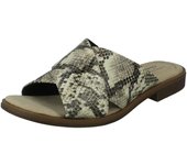 Damas Clarks Slip On Summer Sandalias Declan Ivy Serpiente Taupe (Multi) UK 8