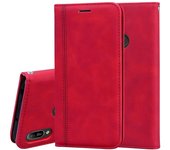Para Huawei Honor 8A / Y6 (2019) Estuche magnético empresarial Rojo