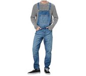 Pantalones Vaqueros Hombre Vaqueros Dungarees Monos Babero Y Corsé Pantalones de Trabajo Azul oscuro XL