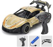 2.4g Rc Metal Drift Racing Car Toy Off Road Radio Remote Control Vehicle Electronic Remo Hobby Toys Lamborghini Mclaren Model Tipo 2-oro