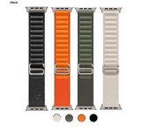 Alpine Loop Correa Deportiva Pulsera de Banda para Apple Watch Ultra 49mm Series 8 7 6 Se naranja 38 to 41mm