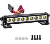 Barra de luz LED RC Lámpara de techo para oruga RC 1/10 RC axial Capra SCX10 II 90046 EX86100 TRX6 -4 D90,5 Como se muestra