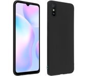 Avizar Carcasa protectora Xiaomi Redmi 9A Silicona Flexible – Negro