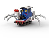 Unbrand Choo-choo Charles Building Blocks Set Large Size Horrors Game Spider Train Animal Figures Bricks Toys For Children Gift Amarillo 1 Set