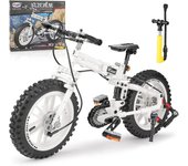 Heytea Bloques de construcción de motocicletas plegables QLT, kit de construcción de bicicletas de montaña para niños de 6 a 10 años, regalo de cum...