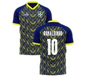 Airo Sportswear Brasil 2025-2026 Edición Especial Concept Football Kit (Airo) (RONALDINHO 10) Negro M