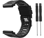 Correa de reloj de silicona INF para Garmin 920XT Negro