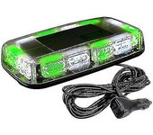 Luces estroboscópicas de techo de 36led, mini barra de luz estroboscópica LED de advertencia de seguridad de emergencia de alta visibilidad con bas...