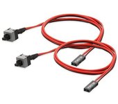 Cable de alimentación Botón pulsador de encendido / apagado de 2 pines SW PC Cable de interruptor de computadora 50 cm 2 paquete