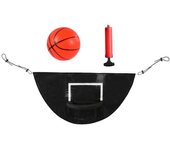 Trampolín canasta de baloncesto al aire libre juego de gol para niños clavando poste recto 45cmx35cm