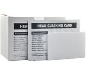 Impresora de tarjetas 50x Tarjetas de limpieza Lector de tarjetas de crédito Terminal de puerta para limpieza de la cabeza Blanco