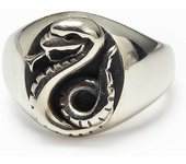 POTATO Mago de la película Malfoy Family Badge Slytherin Snake Magic School Ring Cosplay Anillos de joyería de aleación Adulto 9