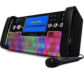 Easy Karaoke Fácil Karaoke Bluetooth CD + G Karaoke Disco Party Machine con efectos de luz
